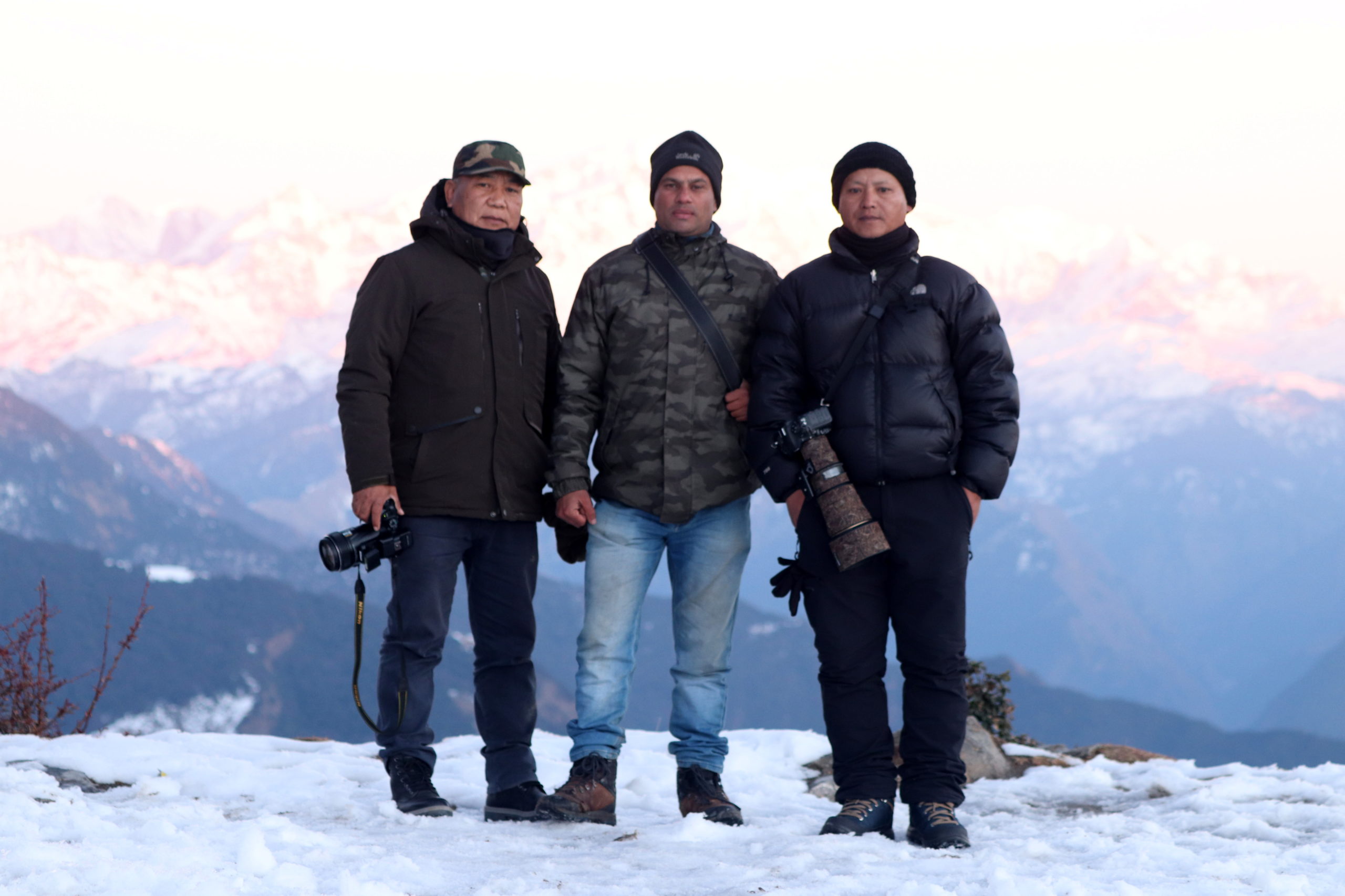 Bird watching with Birders - himalayas exploration Mr. Bharat Puspwan Guide Tour and Travel in Uttarakhand